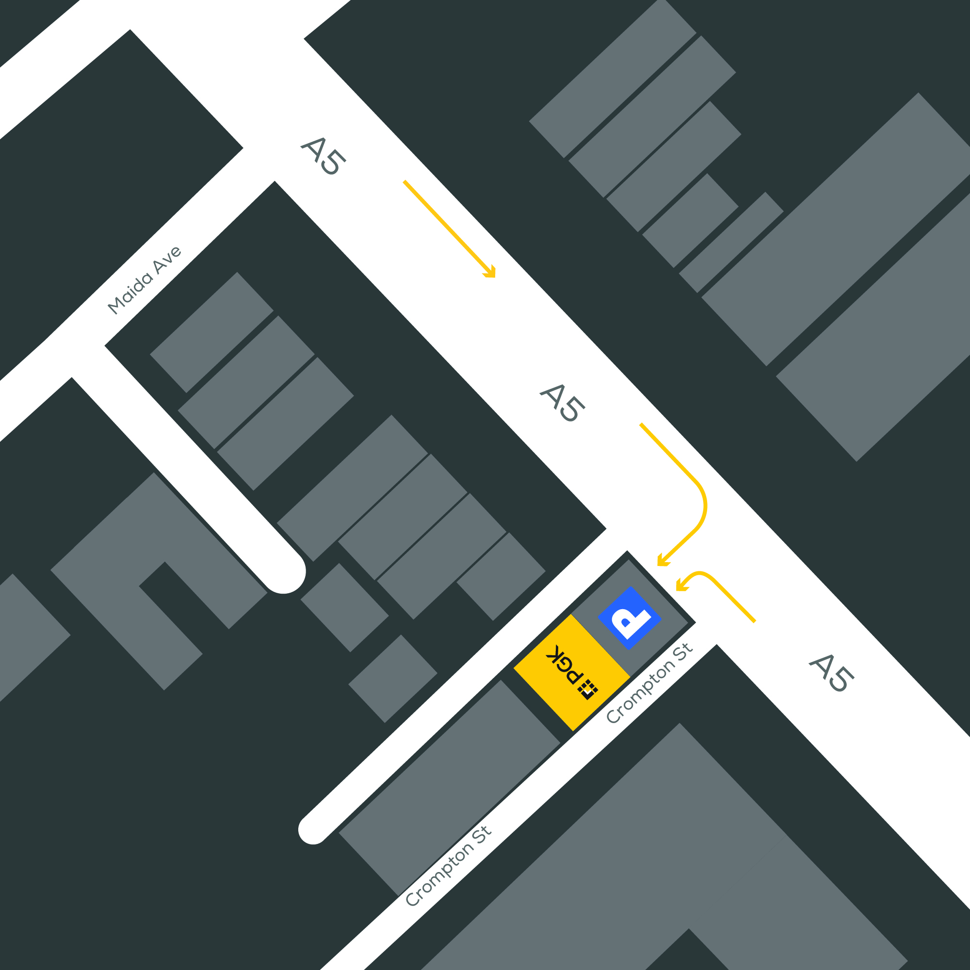 Maida Vale Map - PGK