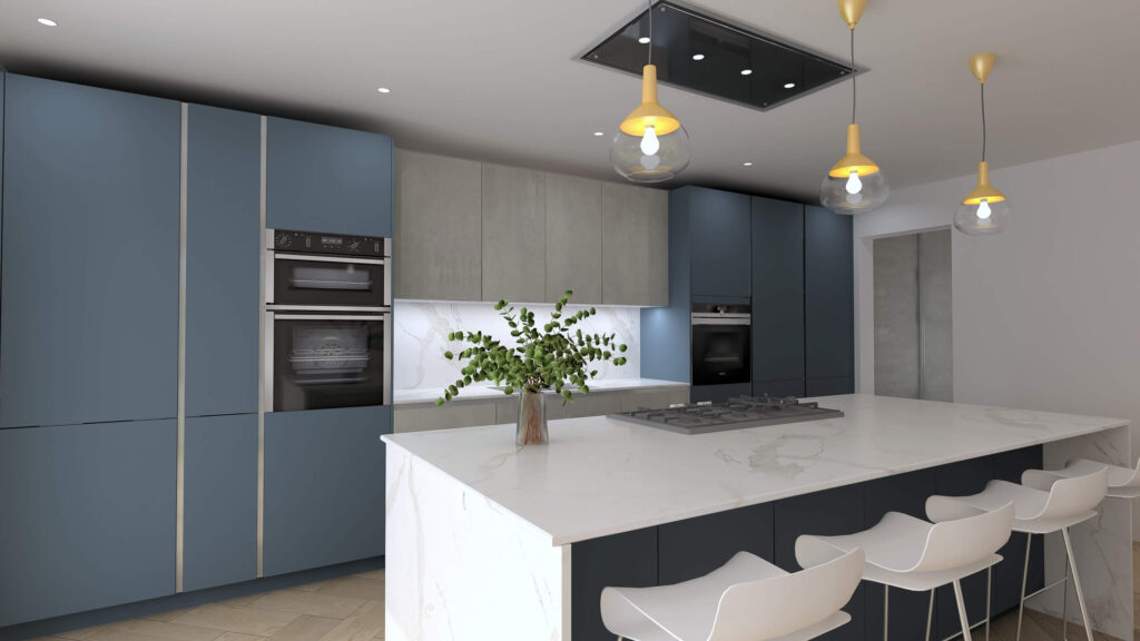 Fjord Blue & Concrete Charm Design Concept | Focus – Traditional | PGK