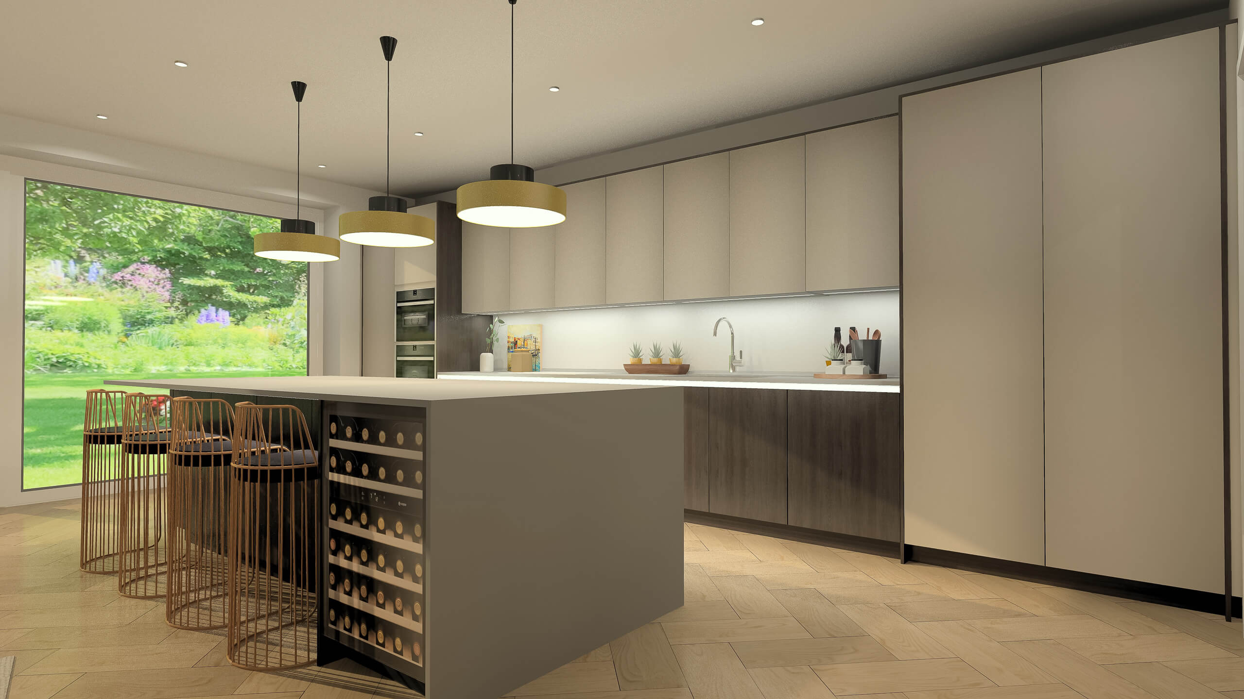 Champagne Metal Effect Lacquer Design Concept | Artisan – Contemporary | PGK