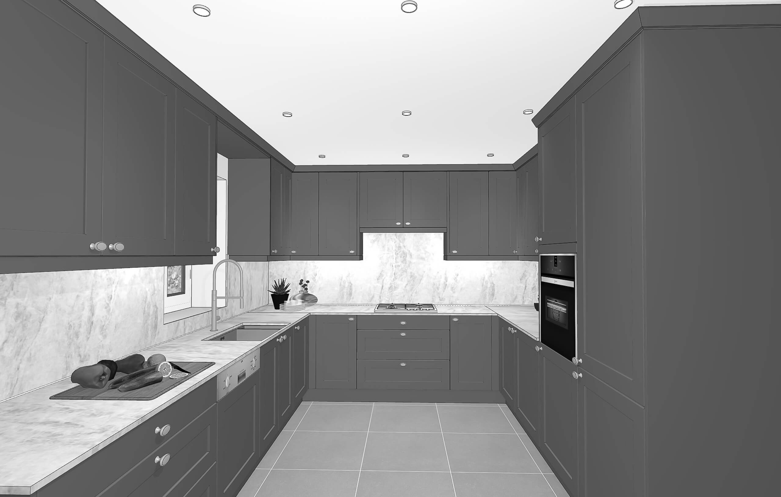 Slate & Shaker Harmony Design Concept | Focus – Traditional | PGK